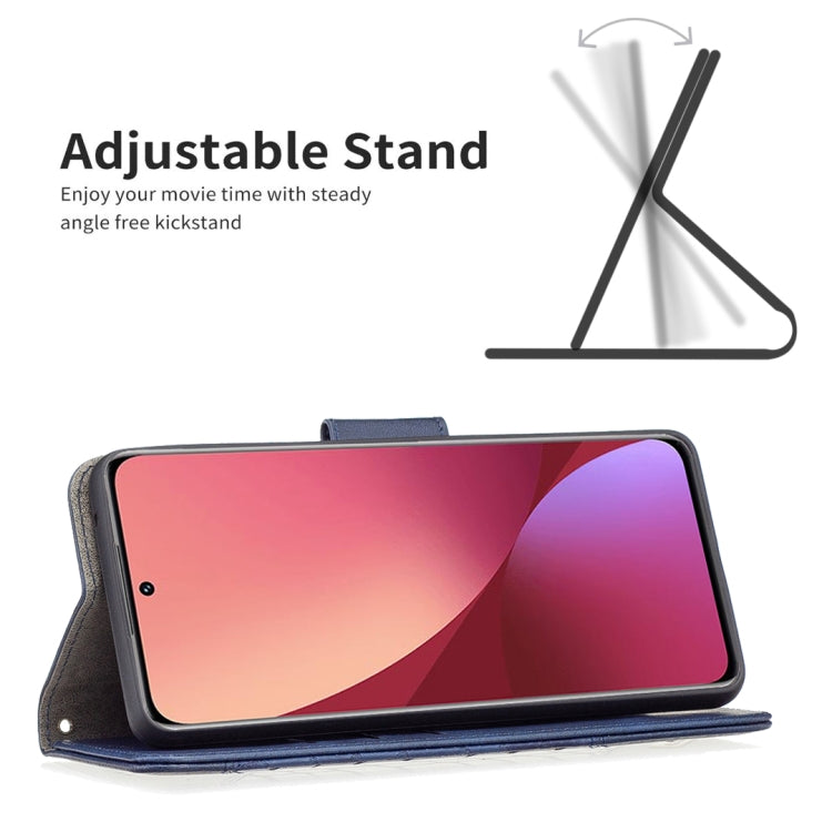 For Xiaomi 12 Matching Color Crocodile Texture PU Leather Phone Case