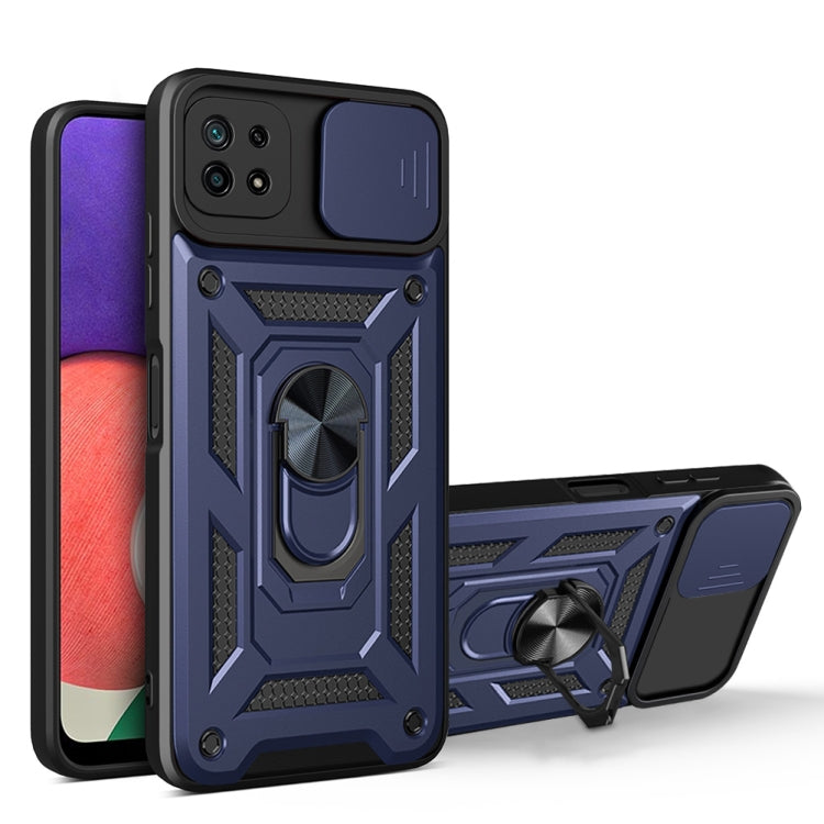 For Samsung Galaxy A22 5G Sliding Camera Design TPU + PC Phone Case