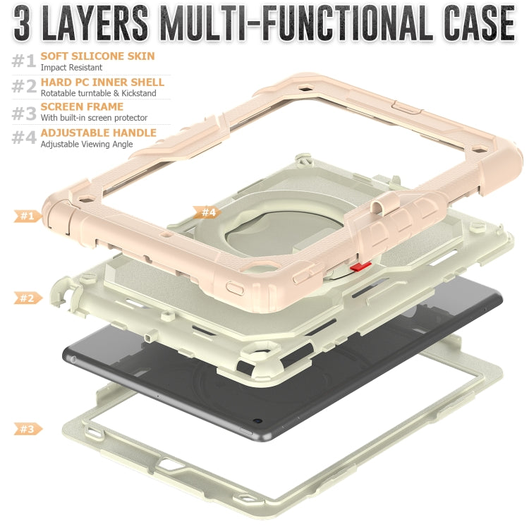 For iPad 10.2 2021 / 2020 / 2019 Silicone + PC Tablet Case