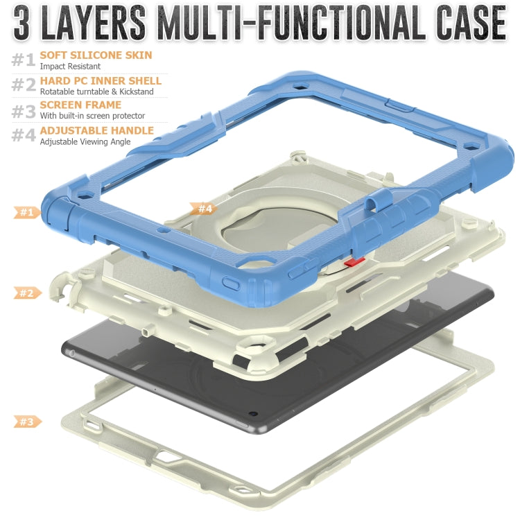 For iPad 10.2 2021 / 2020 / 2019 Silicone + PC Tablet Case