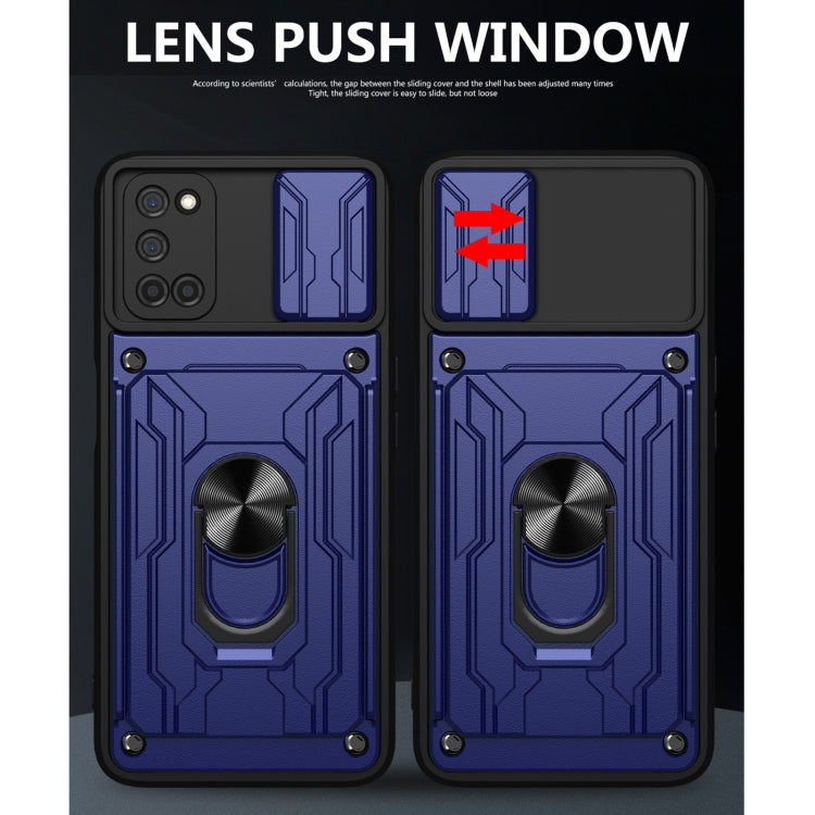 For OPPO A52 / A92 Sliding Camshield Card Phone Case