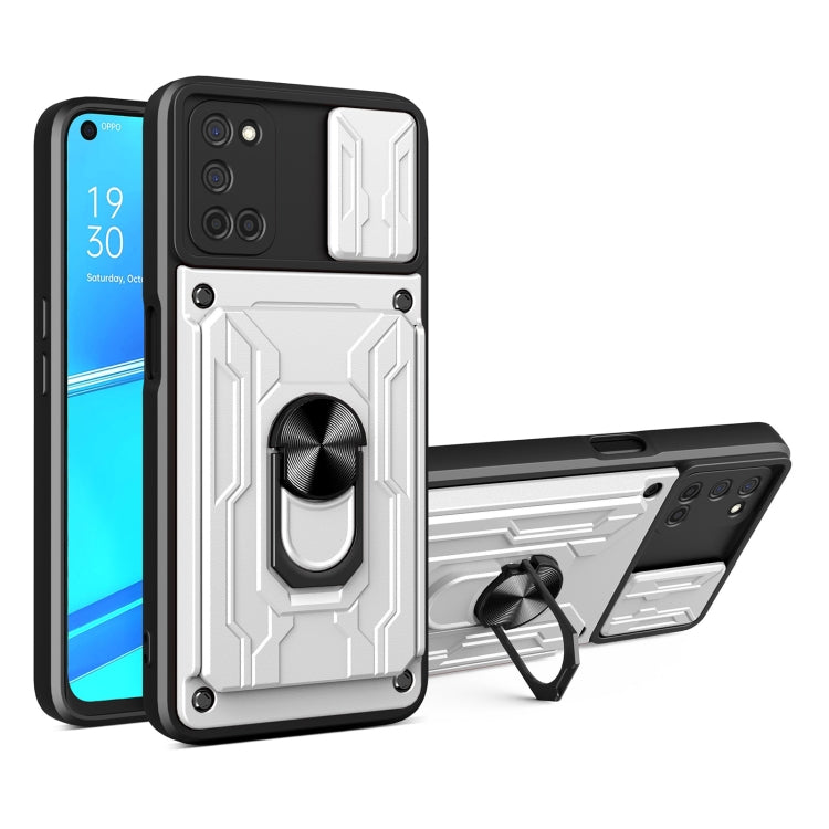 For OPPO A52 / A92 Sliding Camshield Card Phone Case