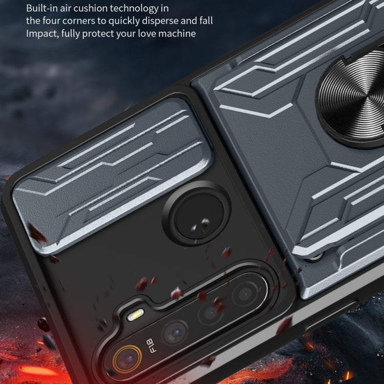 For OPPO Realme 5 / C3 Sliding Camshield Card Phone Case