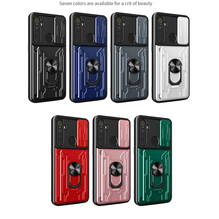 For OPPO Realme 5 / C3 Sliding Camshield Card Phone Case