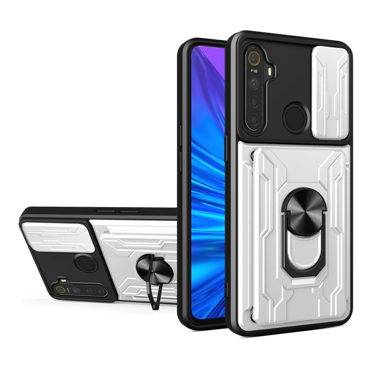 For OPPO Realme 5 / C3 Sliding Camshield Card Phone Case