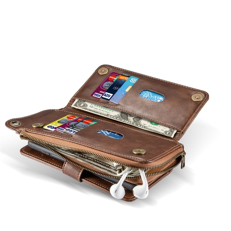 For iPhone 11 Pro Multi-function PU + TPU Horizontal Flip Leather Case with Card Slots & Wallet & Photo Frame & Lanyard(Dark Brown)