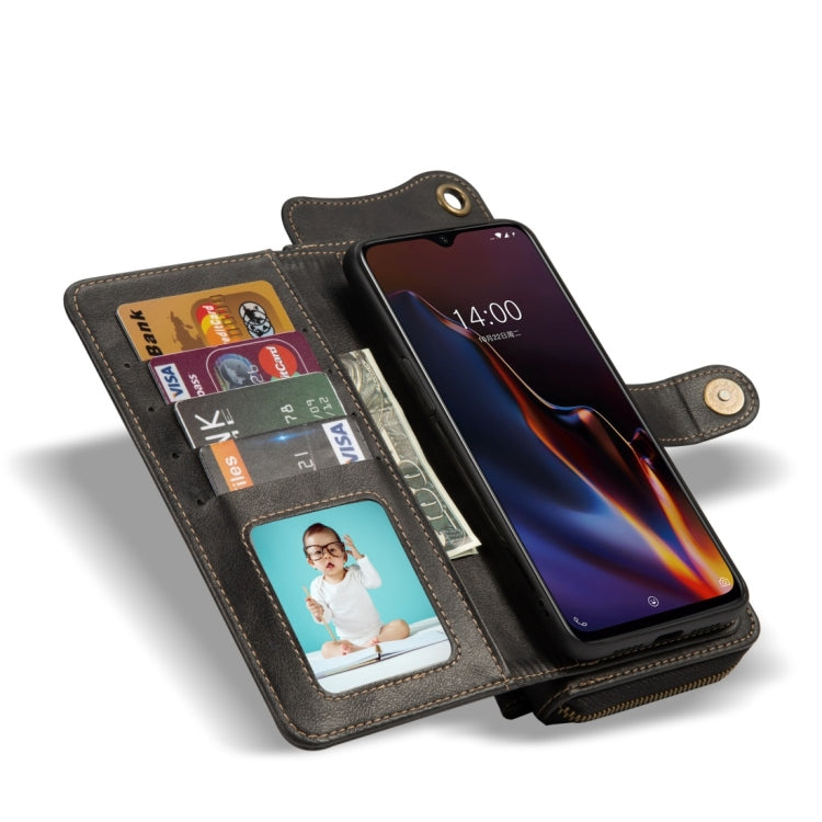 For OnePlus 7 Multi-function PU + TPU Horizontal Flip Leather Case with Card Slots & Wallet & Photo Frame & Lanyard
