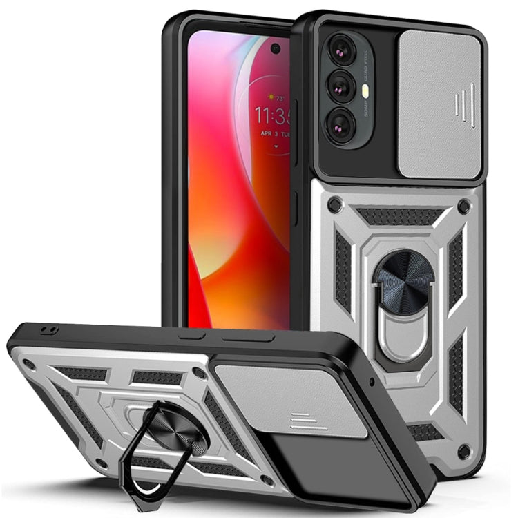 For Motorola Moto G Power 2022 Sliding Camera Cover Design TPU + PC Phone Case