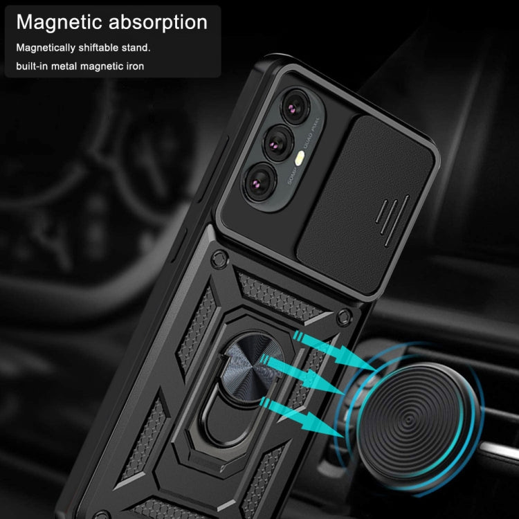 For Motorola Moto G Power 2022 Sliding Camera Cover Design TPU + PC Phone Case