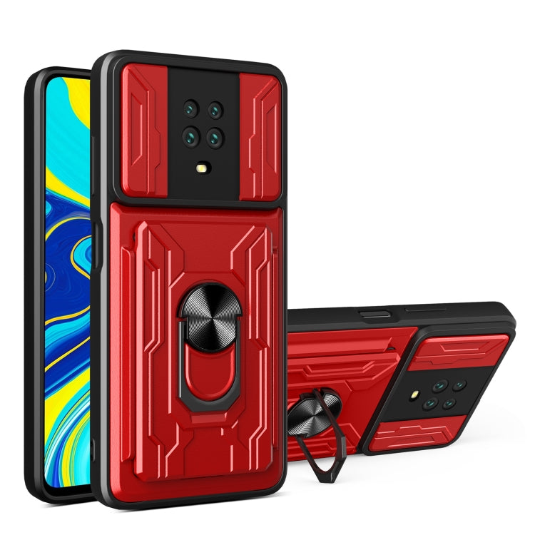 For Xiaomi Redmi Note 9S Sliding Camshield Card Phone Case