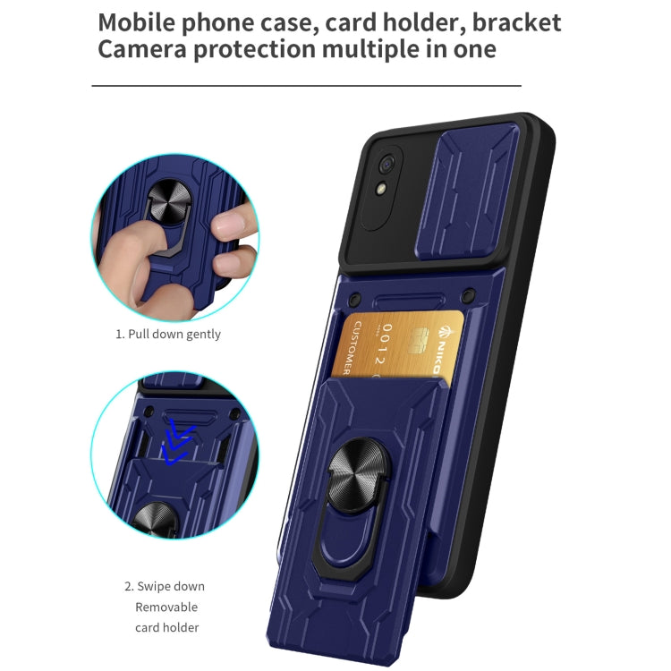 For Xiaomi Redmi 9A Sliding Camshield Card Phone Case
