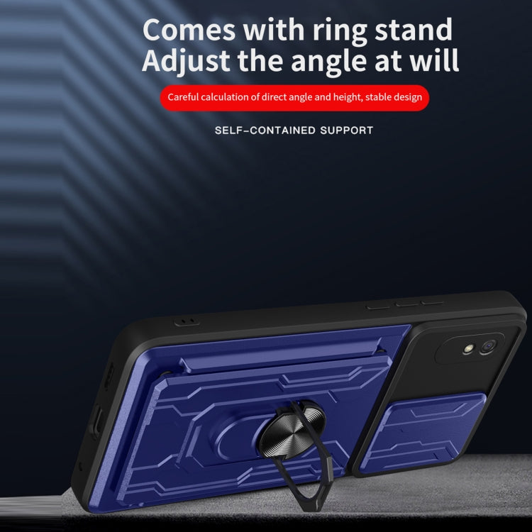 For Xiaomi Redmi 9A Sliding Camshield Card Phone Case