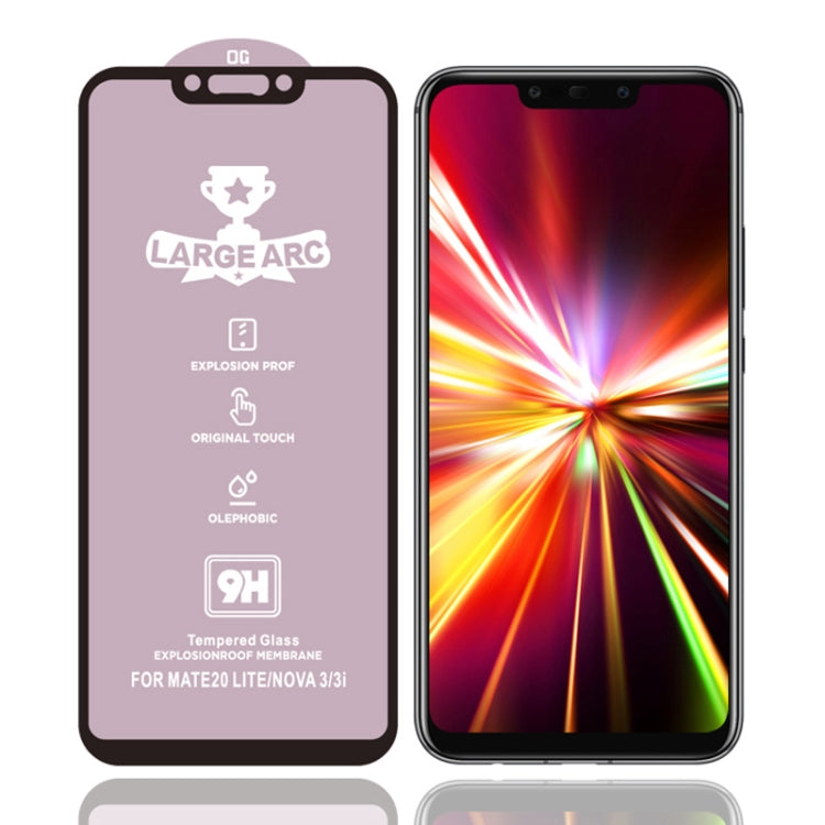 For Huawei Mate 20 Lite 9H HD High Alumina Full Screen Tempered Glass Film
