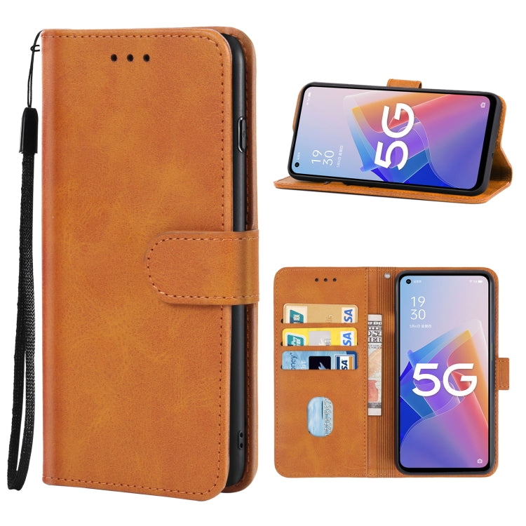 For OPPO A96 4G / A36 4G / A76 4G / K10 4G Leather Phone Case