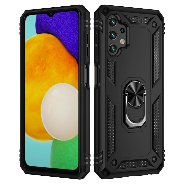 For Samsung Galaxy A13 4G Shockproof TPU + PC Phone Case with Holder