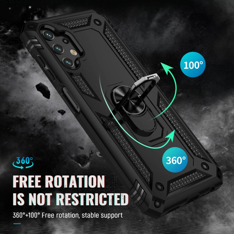 For Samsung Galaxy A13 4G Shockproof TPU + PC Phone Case with Holder