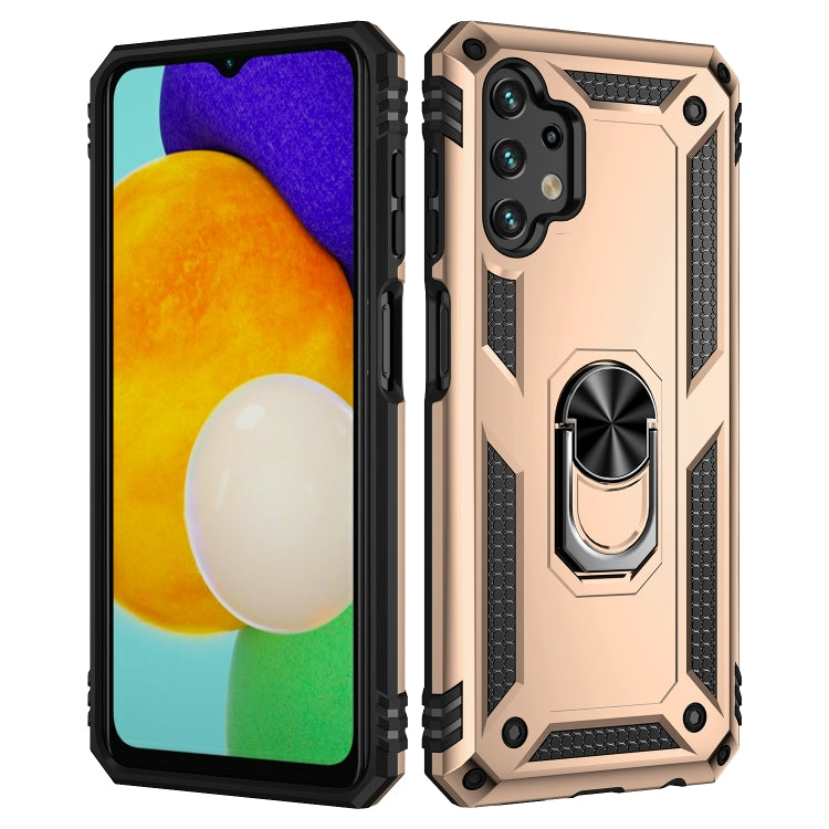 For Samsung Galaxy A13 4G Shockproof TPU + PC Phone Case with Holder