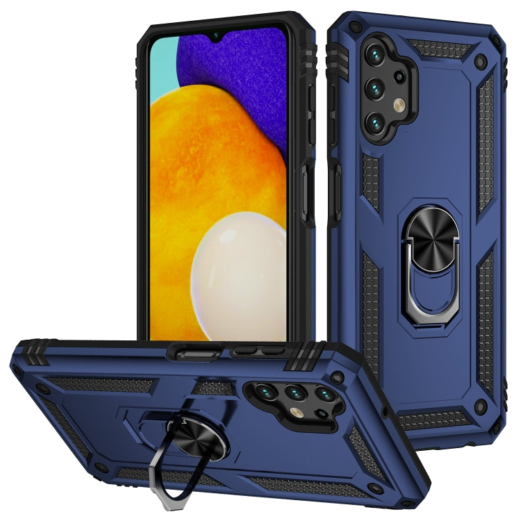 For Samsung Galaxy A13 4G Shockproof TPU + PC Phone Case with Holder