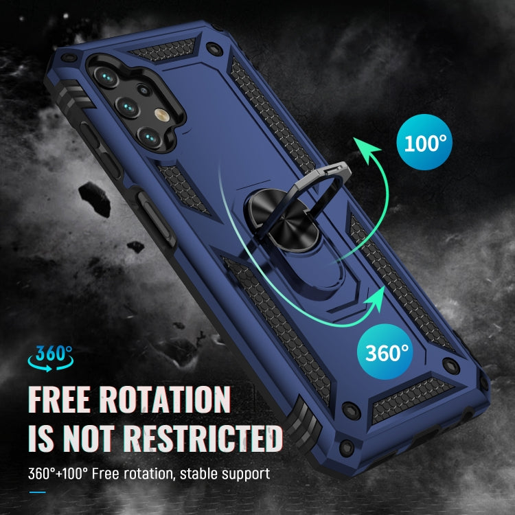 For Samsung Galaxy A13 4G Shockproof TPU + PC Phone Case with Holder