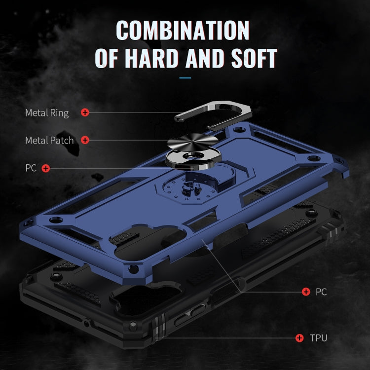 For Samsung Galaxy A13 4G Shockproof TPU + PC Phone Case with Holder