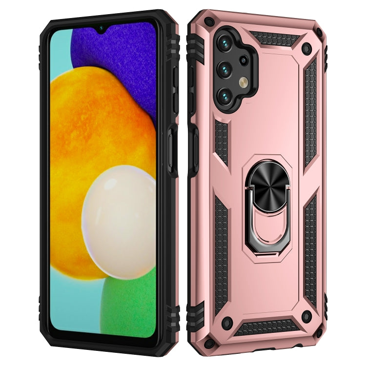 For Samsung Galaxy A13 4G Shockproof TPU + PC Phone Case with Holder