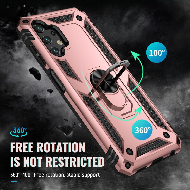 For Samsung Galaxy A13 4G Shockproof TPU + PC Phone Case with Holder