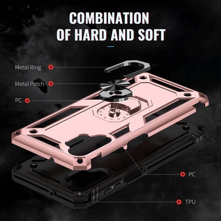 For Samsung Galaxy A13 4G Shockproof TPU + PC Phone Case with Holder