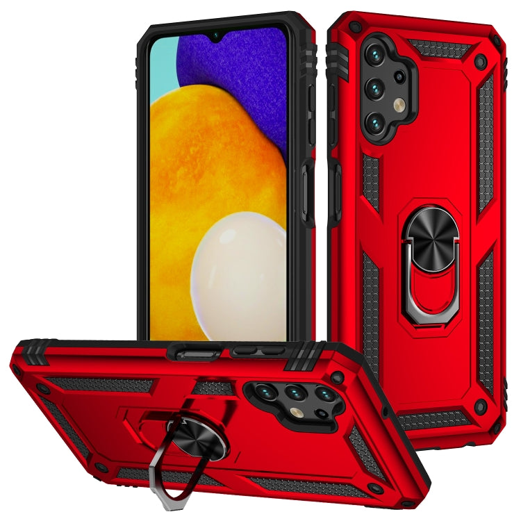 For Samsung Galaxy A13 4G Shockproof TPU + PC Phone Case with Holder