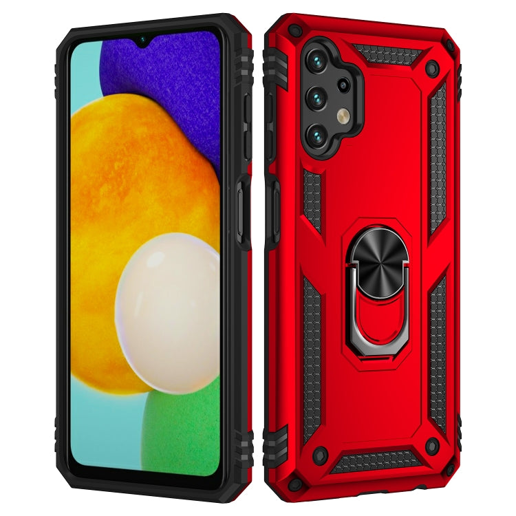 For Samsung Galaxy A13 4G Shockproof TPU + PC Phone Case with Holder