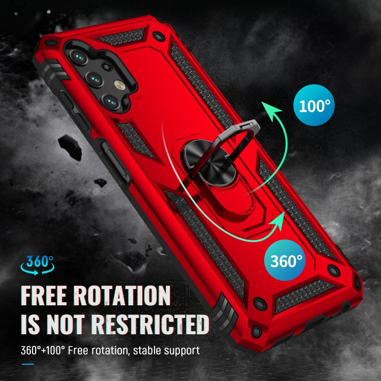 For Samsung Galaxy A13 4G Shockproof TPU + PC Phone Case with Holder