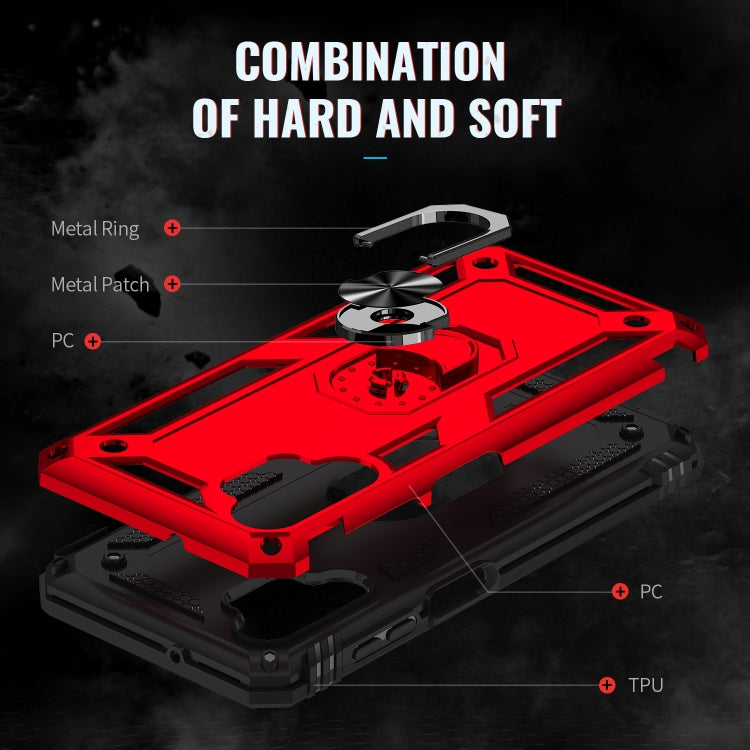 For Samsung Galaxy A13 4G Shockproof TPU + PC Phone Case with Holder