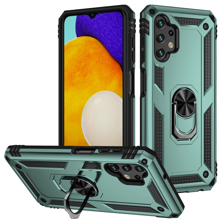 For Samsung Galaxy A13 4G Shockproof TPU + PC Phone Case with Holder
