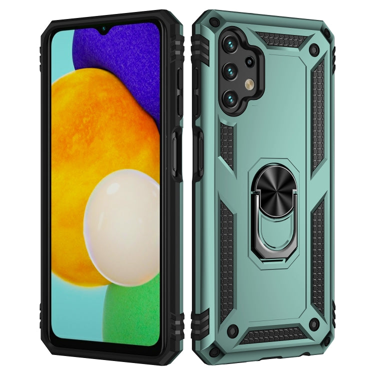 For Samsung Galaxy A13 4G Shockproof TPU + PC Phone Case with Holder