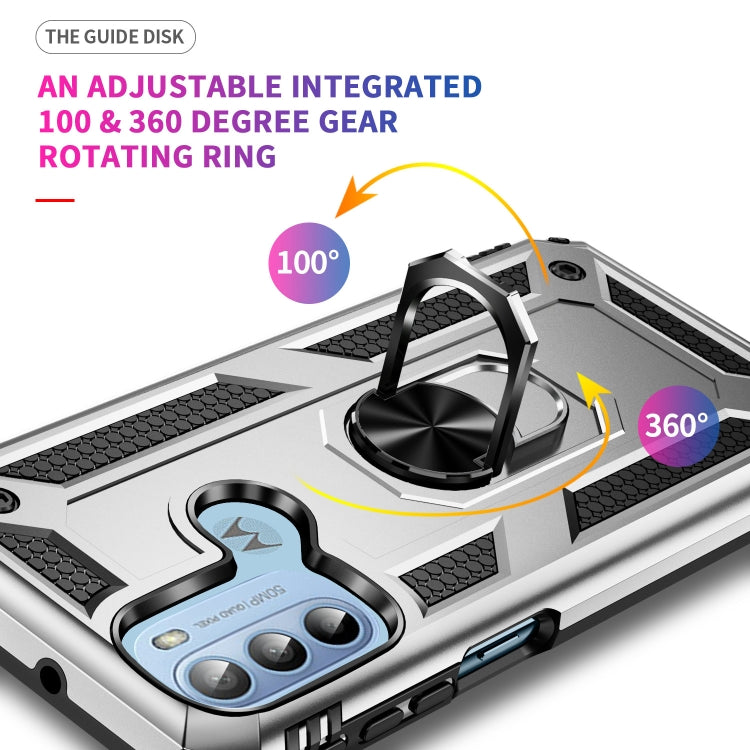 For Motorola Moto G31 / G41 Shockproof TPU + PC Phone Case with Holder