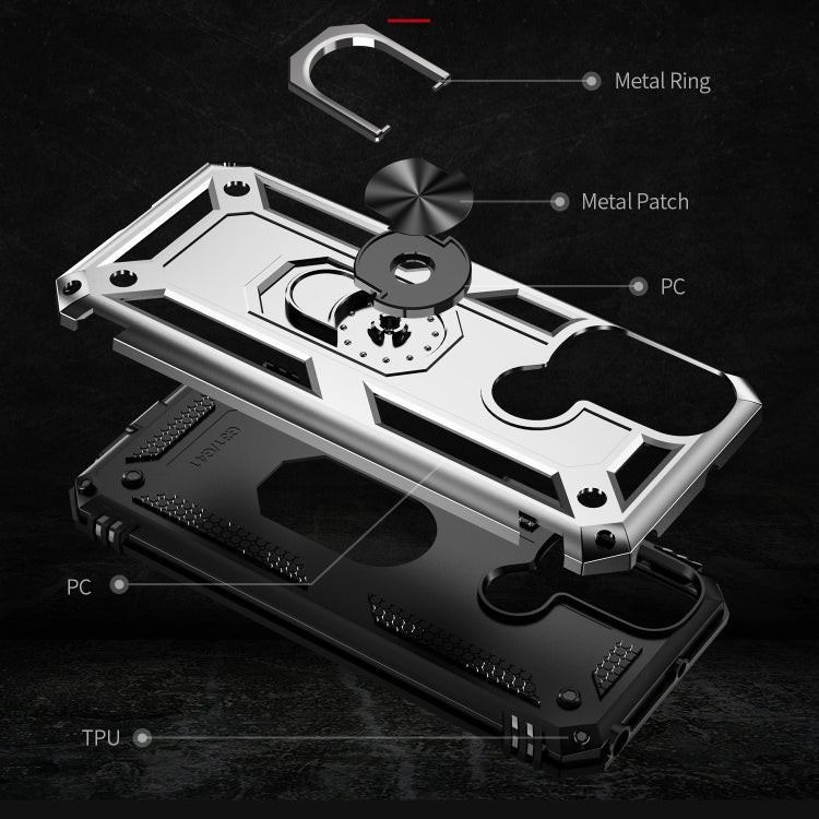 For Motorola Moto G31 / G41 Shockproof TPU + PC Phone Case with Holder