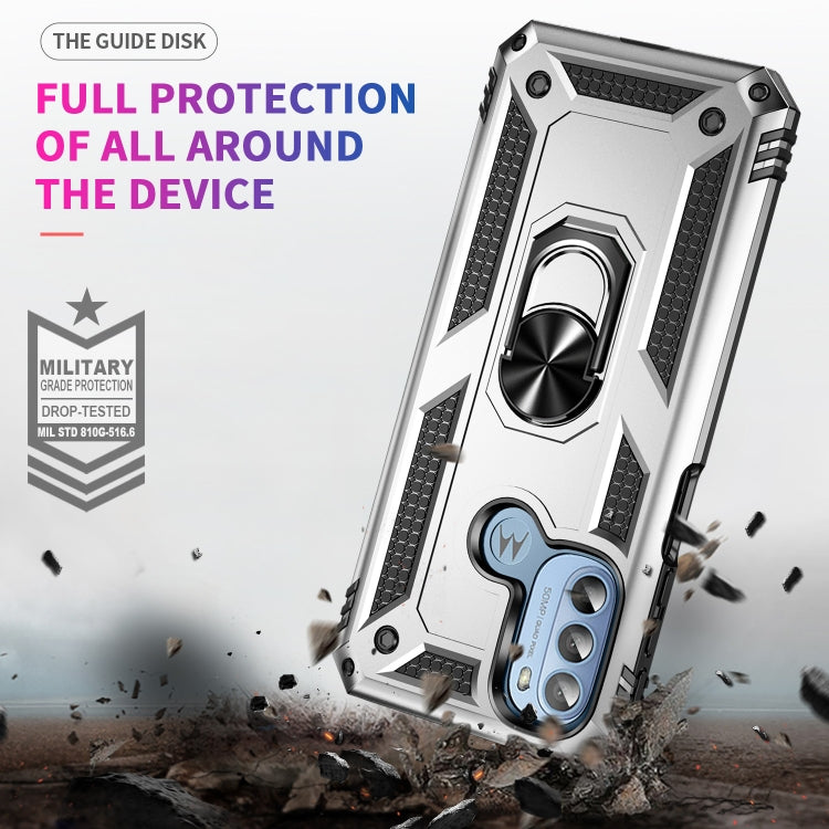 For Motorola Moto G31 / G41 Shockproof TPU + PC Phone Case with Holder