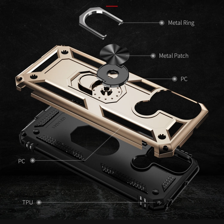 For Motorola Moto G31 / G41 Shockproof TPU + PC Phone Case with Holder