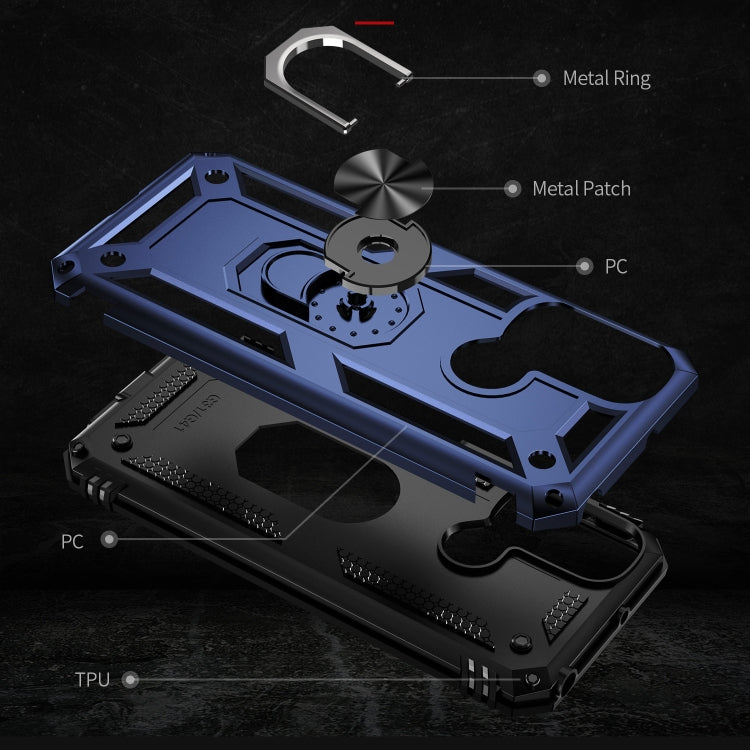 For Motorola Moto G31 / G41 Shockproof TPU + PC Phone Case with Holder