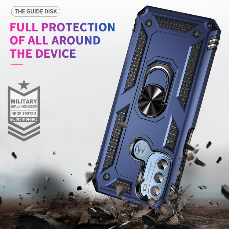 For Motorola Moto G31 / G41 Shockproof TPU + PC Phone Case with Holder