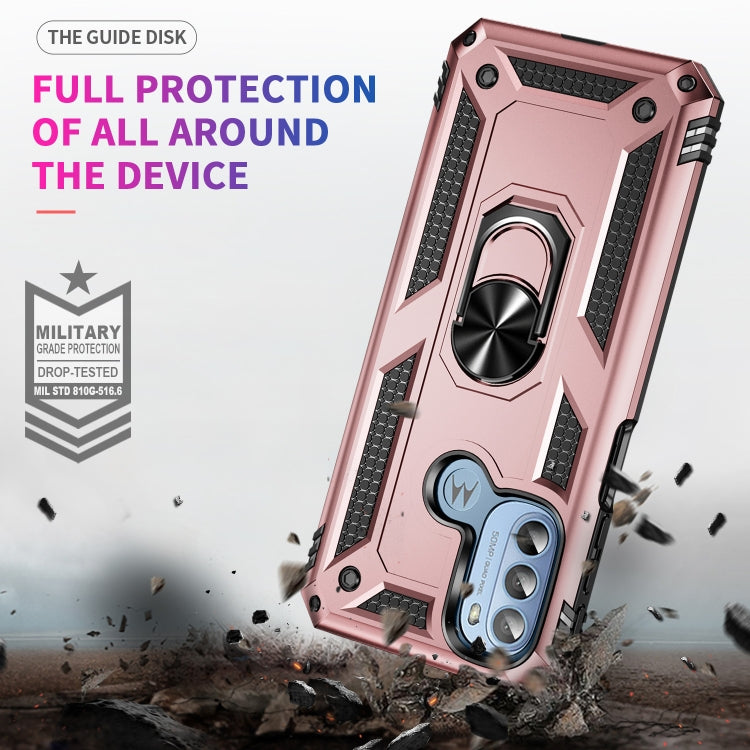 For Motorola Moto G31 / G41 Shockproof TPU + PC Phone Case with Holder