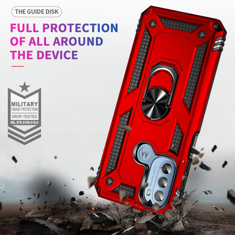 For Motorola Moto G31 / G41 Shockproof TPU + PC Phone Case with Holder