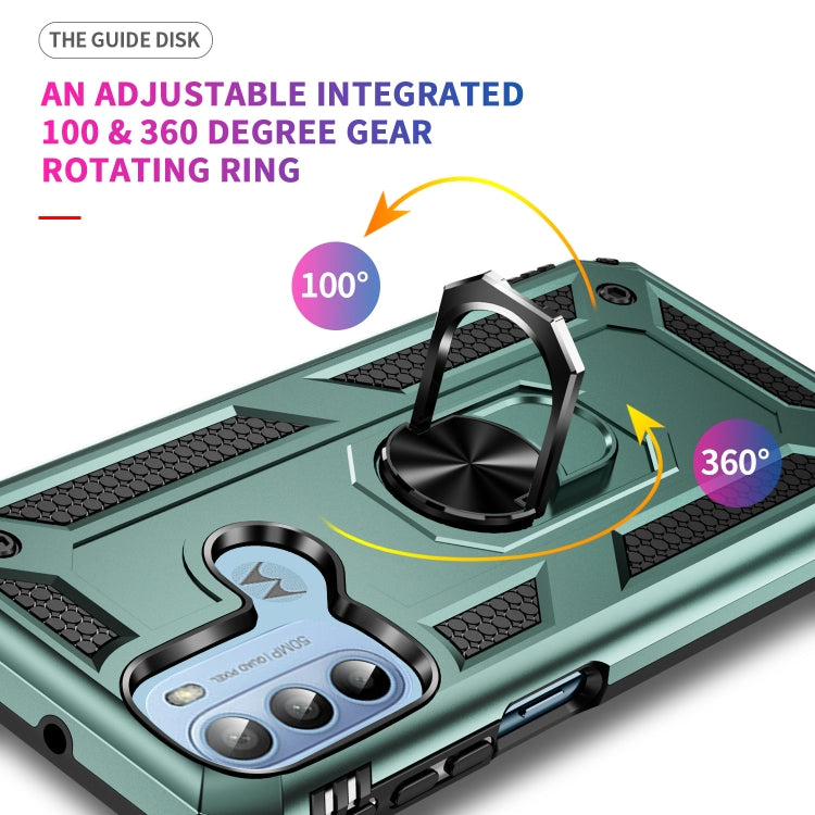 For Motorola Moto G31 / G41 Shockproof TPU + PC Phone Case with Holder