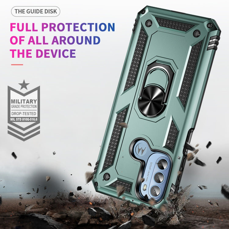For Motorola Moto G31 / G41 Shockproof TPU + PC Phone Case with Holder