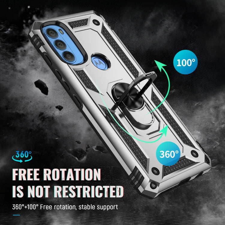 For Motorola Moto G71 5G Shockproof TPU + PC Phone Case with Holder