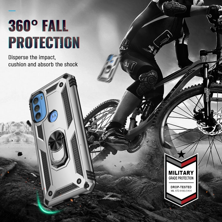 For Motorola Moto G71 5G Shockproof TPU + PC Phone Case with Holder