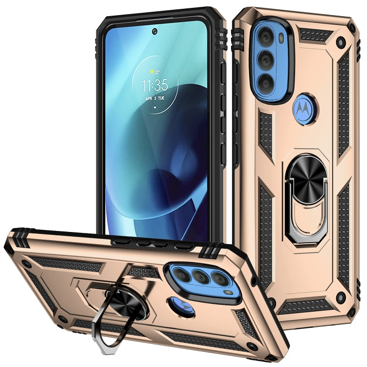 For Motorola Moto G71 5G Shockproof TPU + PC Phone Case with Holder