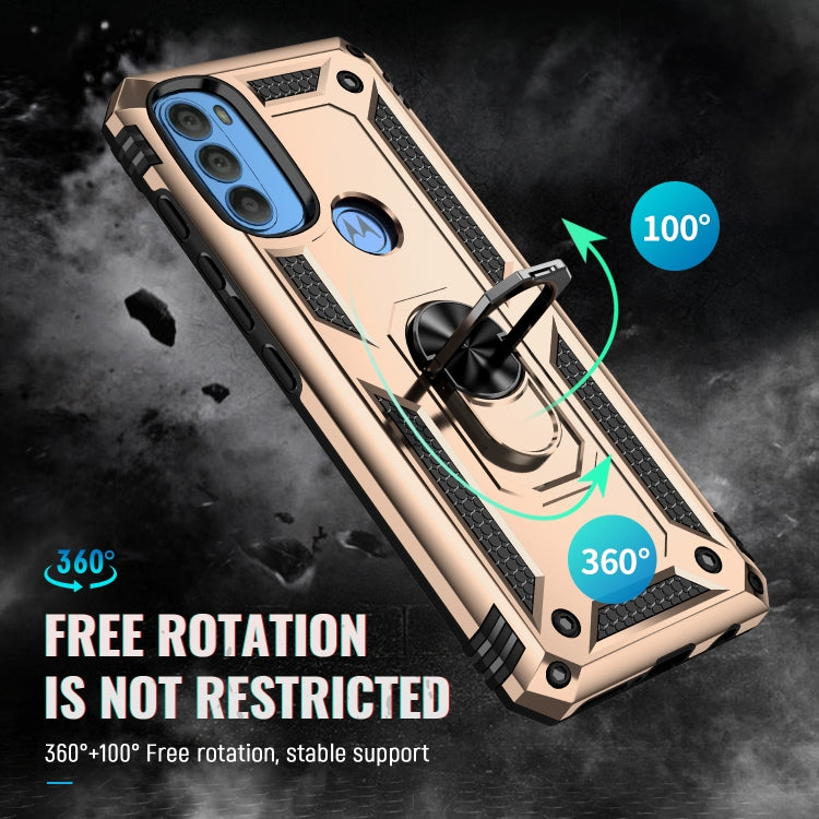 For Motorola Moto G71 5G Shockproof TPU + PC Phone Case with Holder