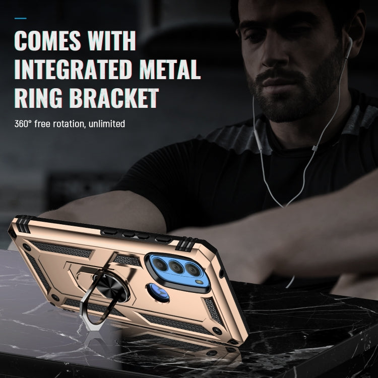 For Motorola Moto G71 5G Shockproof TPU + PC Phone Case with Holder