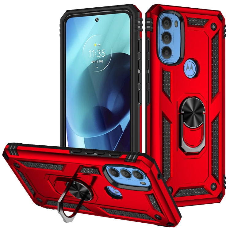For Motorola Moto G71 5G Shockproof TPU + PC Phone Case with Holder