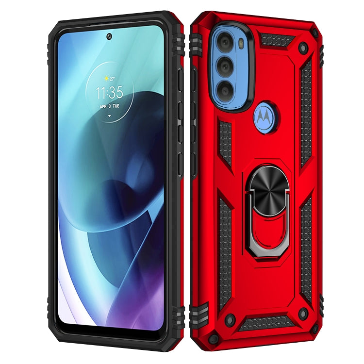 For Motorola Moto G71 5G Shockproof TPU + PC Phone Case with Holder